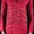 Red embroidered silk kurta set