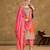 orange punjabi style suit set for women ethnic wear