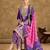 purple punjabi style suit set for women ethnic wear