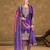 purple punjabi style suit set for women ethnic wear