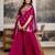 Pink New Georgette Embroidery Kurta Sharara Set with Dupatta