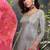 special party wear simar silk grey gharara suit set for women