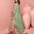 party wear pista green banarasi silk anarkali suit for women-Full Stitched free size