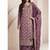 fancy purple banarasi silk straight suit for women ethnic wear