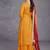 traditional bandhani printed yellow palazzo suit for women wear