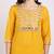 Yellow pure cotton lurex embroidered kurta & sharara with dupatta