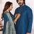 Couple combo men's kurta & pajama & women saree set