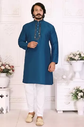 Couple combo men's kurta & pajama & women saree set
