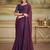 twin shade twilight georgette saree with tussar silk blend blouse 