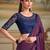twin shade twilight georgette saree with tussar silk blend blouse 