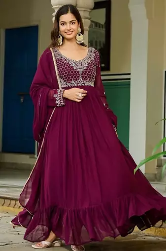 Faux blooming with beads embroidery-work