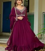 Faux blooming with beads embroidery-work