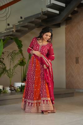 Luxury clothing considered to be high quality made by zari & sequins embroidery 1