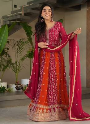 Luxury clothing considered to be high quality made by zari & sequins embroidery 4