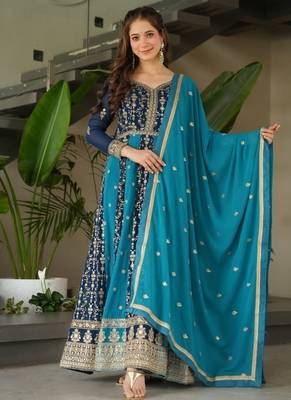 Luxury clothing considered to be high quality made by zari & sequins embroidery 5
