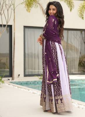 Luxury clothing considered to be high quality made by zari & sequins embroidery 2