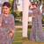 Levender coloe embroidered net designer saree with un-stitch blouse