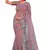 Rani pink coloe embroidered net designer saree with un-stitch blouse