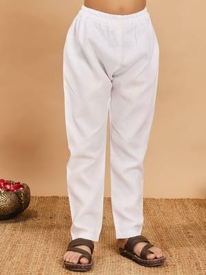 Boys brown rayon geometric floral print kurta & pyjama set with zari & sequins work 5