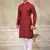Maroon colour rayon cotton with weaving sifly kurta pajama mens wear