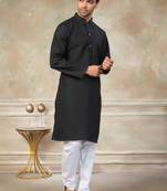 White colour rayon cotton with weaving sifly kurta pajama mens wear