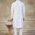 White colour rayon cotton with weaving sifly kurta pajama mens wear