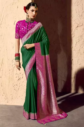 crepe georgette saree with zari weaving soft designer saree with blouse