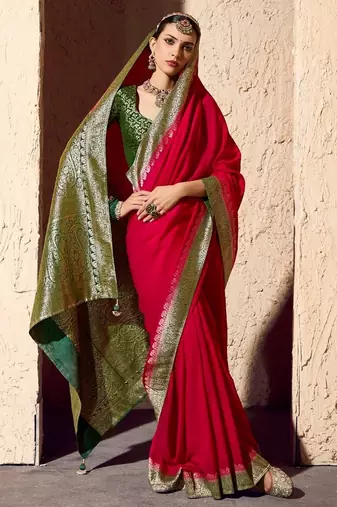 crepe georgette saree with zari weaving soft saree with blouse