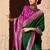 crepe georgette saree with zari weaving soft designer saree with blouse