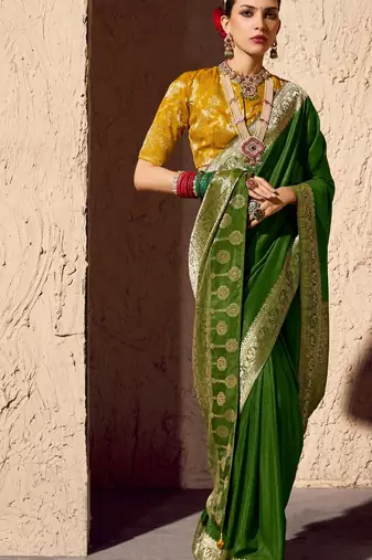 crepe georgette saree with zari weaving soft saree with blouse