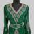 Dark Green color luxurious Handmade Moroccan Kaftan with hijjab