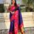 Soft silk lotus paithani zari woven saree