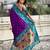Soft silk lotus paithani zari woven saree