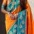 Soft silk lotus paithani zari woven saree
