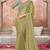 pista green,sea green silk blend embroidered bridal-sarees