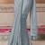 Grey georgette embroidered bollywood-sarees