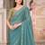 Sea green,pista green georgette embroidered bollywood-sarees