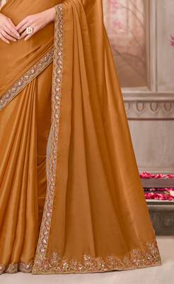 pink silk blend embroidered bridal-saree 4