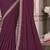Purple georgette embroidered bridal-sarees