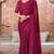 pink silk blend embroidered ethnic-sarees