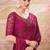 pink silk blend embroidered ethnic-sarees