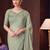 pista green silk blend embroidered ethnic-sarees