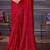 hot red silk blend embroidered party-wear-sarees