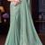 sea green silk blend embroidered party-wear-sarees