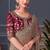 beige,maroon silk blend embroidered party-wear-sarees