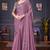 mauve silk blend embroidered wedding-sarees
