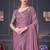mauve silk blend embroidered wedding-sarees