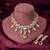White color american diamond necklace set