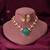 Green color amrapali necklace set