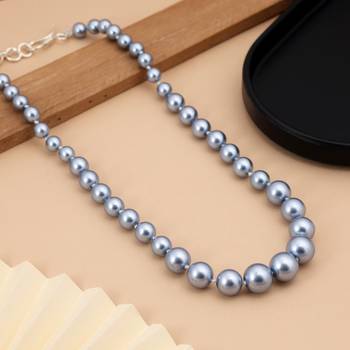 Blue color puwai necklace 1